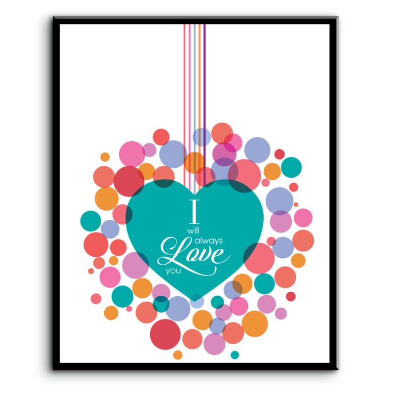 Love Song by The Cure - Wedding Song Lyric 80s Music Print