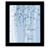 November Rain by Guns n' Roses - Lyric Inspired Music Print