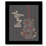 Dave Matthews Band - No 41 Number - Music Lyrics Inspired Poster Art