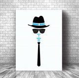 Wall Print Decor Music Lyric Art Poster - Soul Man by Blues Brothers