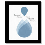Tears in Heaven by Eric Clapton - Lyric Print Music Song Art