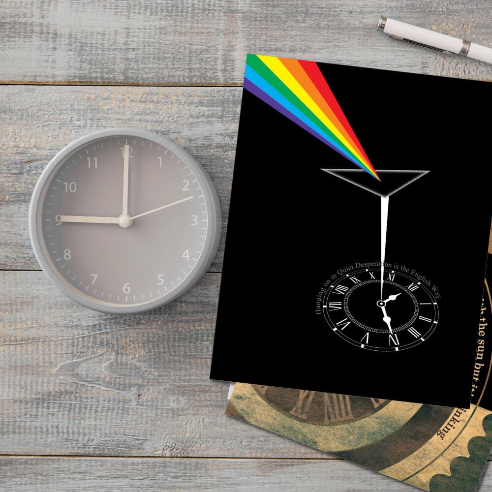 Time by Pink Floyd - Rock Music Lyric Poster Art Print Song Lyrics Art Song Lyrics Art 8x10 Unframed Print 