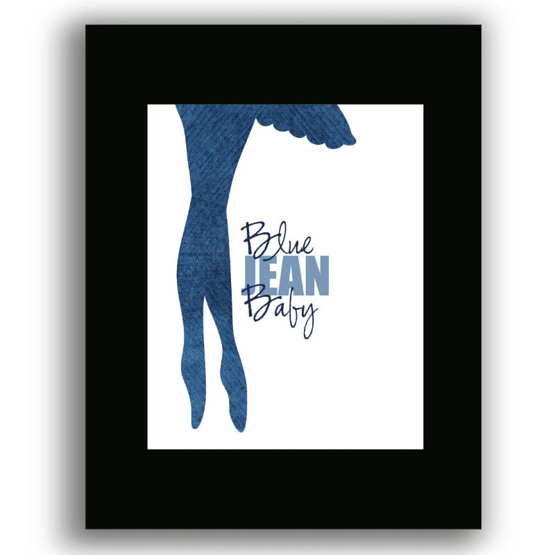 Tiny Dancer by Elton John - Classic Rock Lyric Art Print Poster Song Lyrics Art Song Lyrics Art 8x10 Black Matted Print 
