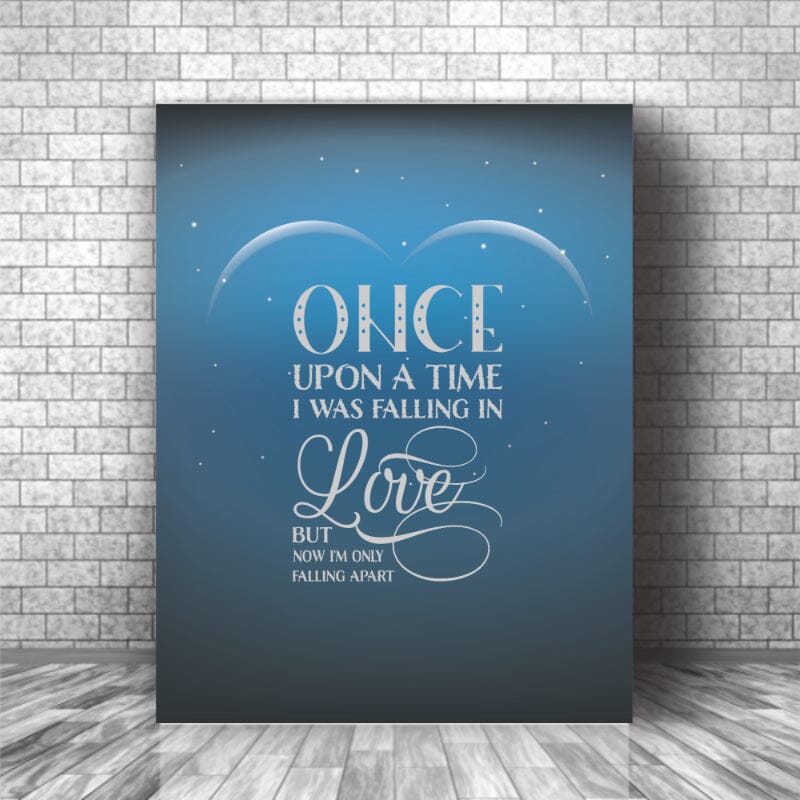 Total Eclipse of the Heart by Bonnie Tyler - 80s Love Song Song Lyrics Art Song Lyrics Art 11x14 Canvas Wrap 