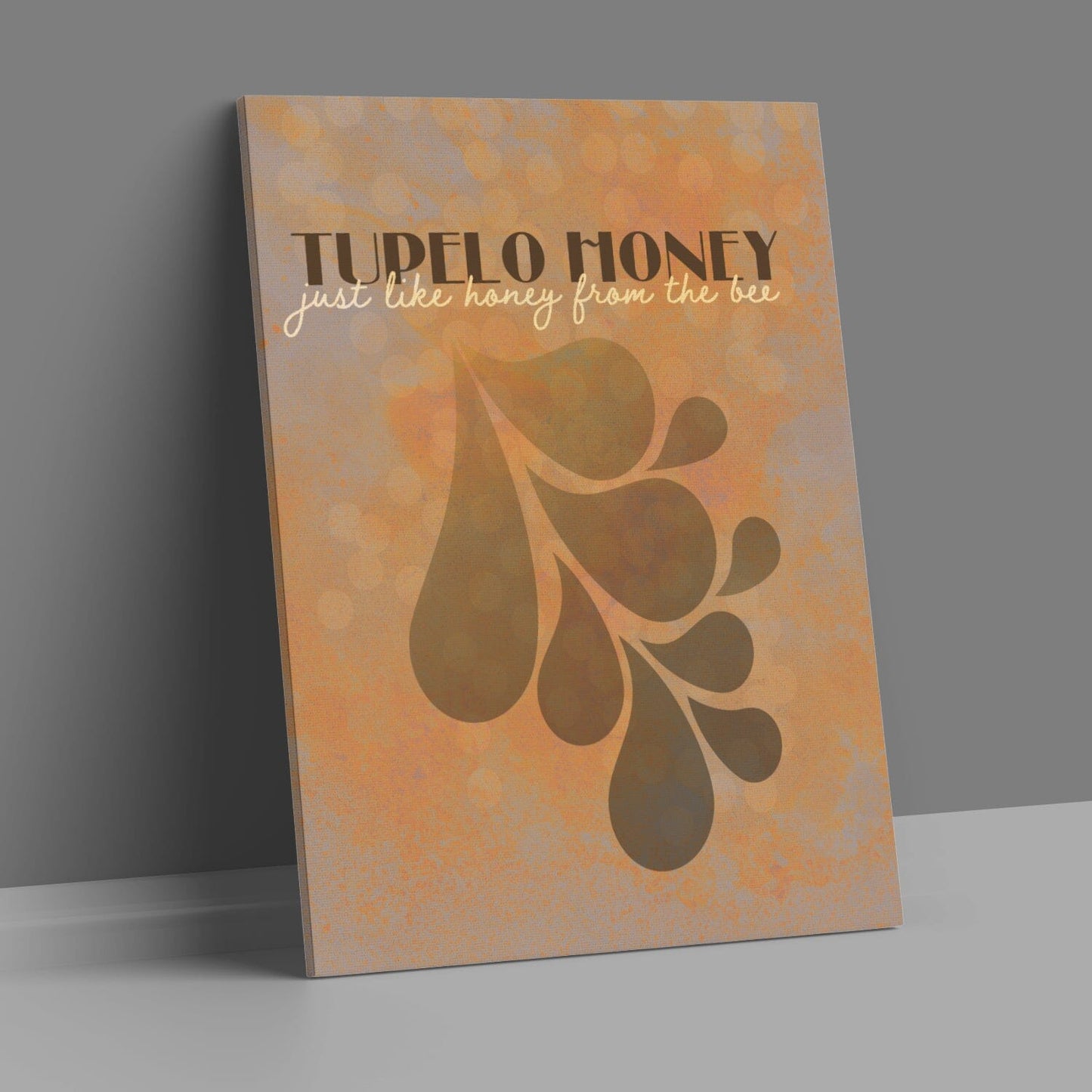 Tupelo Honey by Van Morrison - Rock Music Song Lyric Art Song Lyrics Art Song Lyrics Art 11x14 Canvas Wrap 