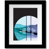 Waiting for a Girl Like You by Foreigner - Song Lyric Print