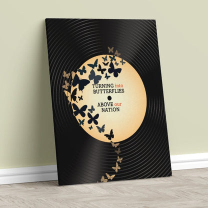 Woodstock by Crosby Nash Stills Young - Song Lyrics Art Print Poster Song Lyrics Art Song Lyrics Art 11x14 Canvas Wrap 